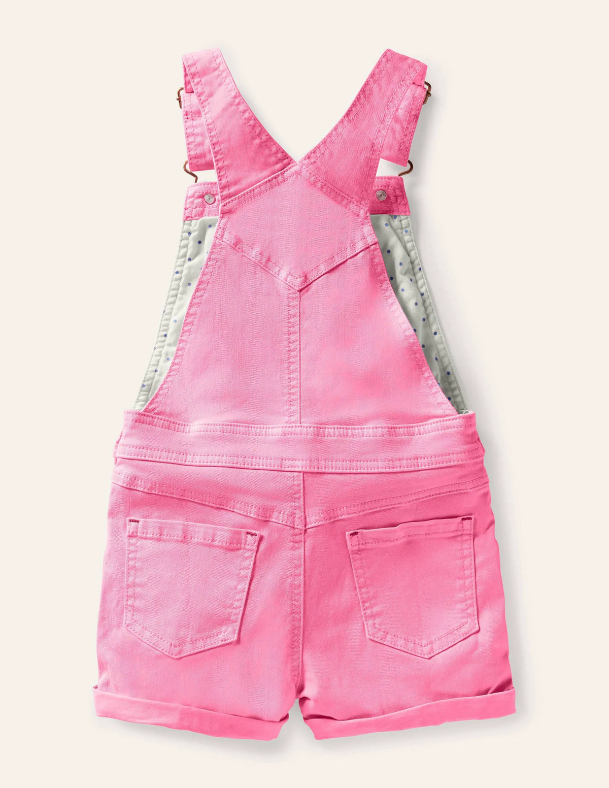 Fun Short Overalls-Festival Pink