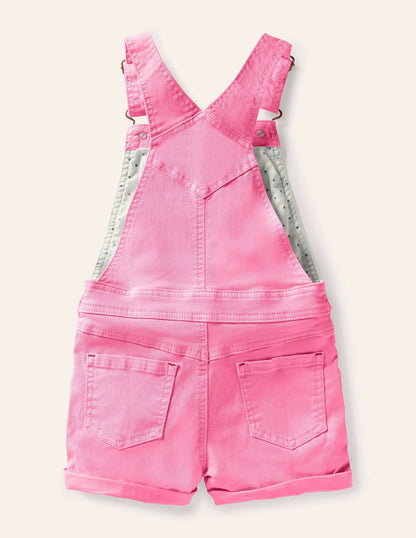 Fun Short Overalls-Festival Pink