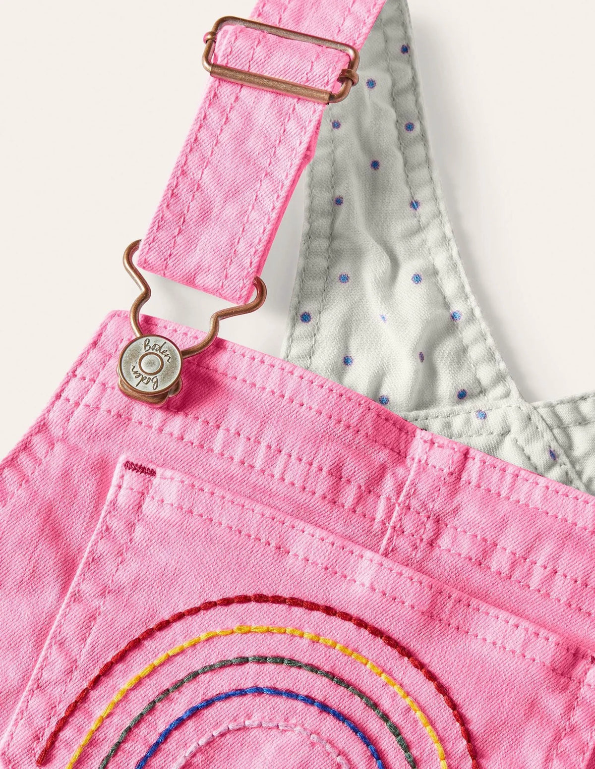 Fun Short Overalls-Festival Pink