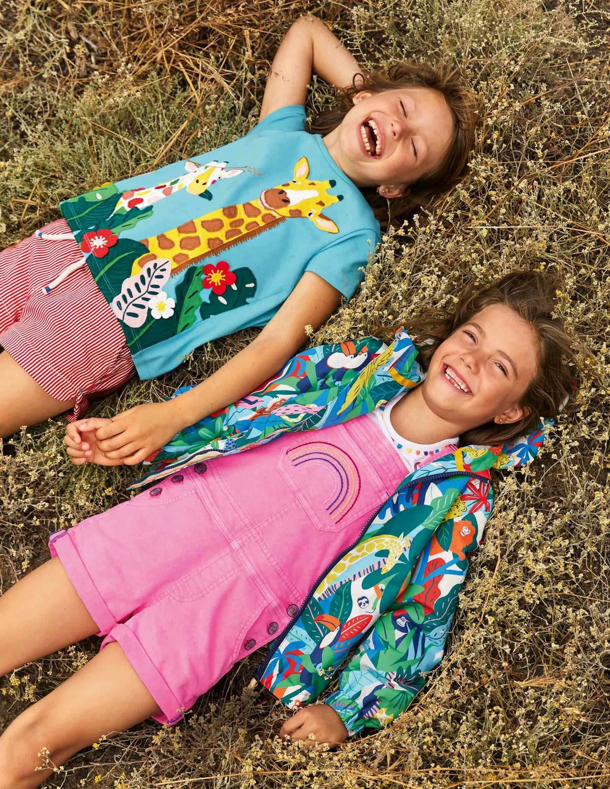 Fun Short Overalls-Festival Pink