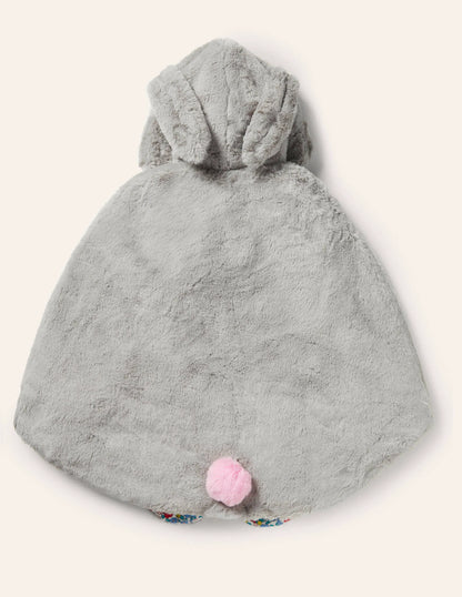 Fancy Dress Faux Fur Cape-Bunny Rabbit