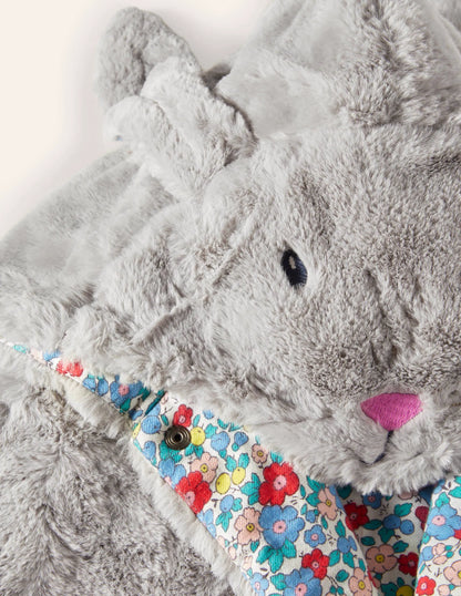 Fancy Dress Faux Fur Cape-Bunny Rabbit