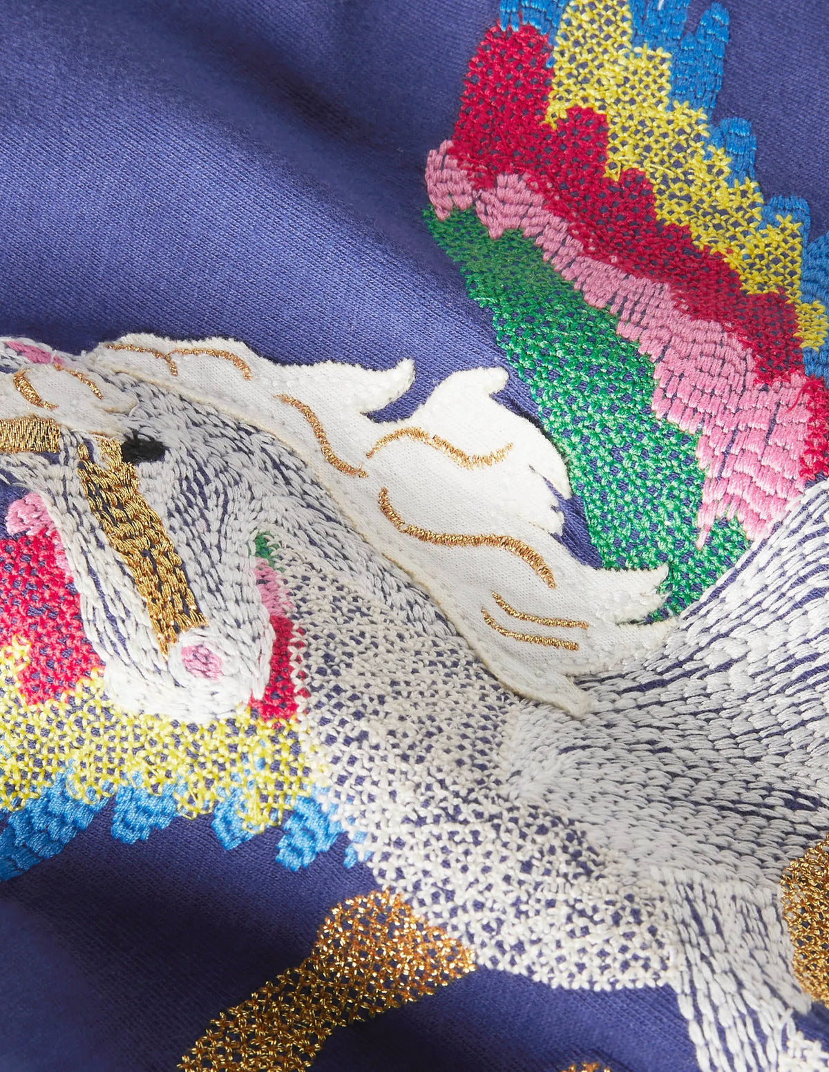 Superstitch T-shirt-Starboard Blue Unicorn