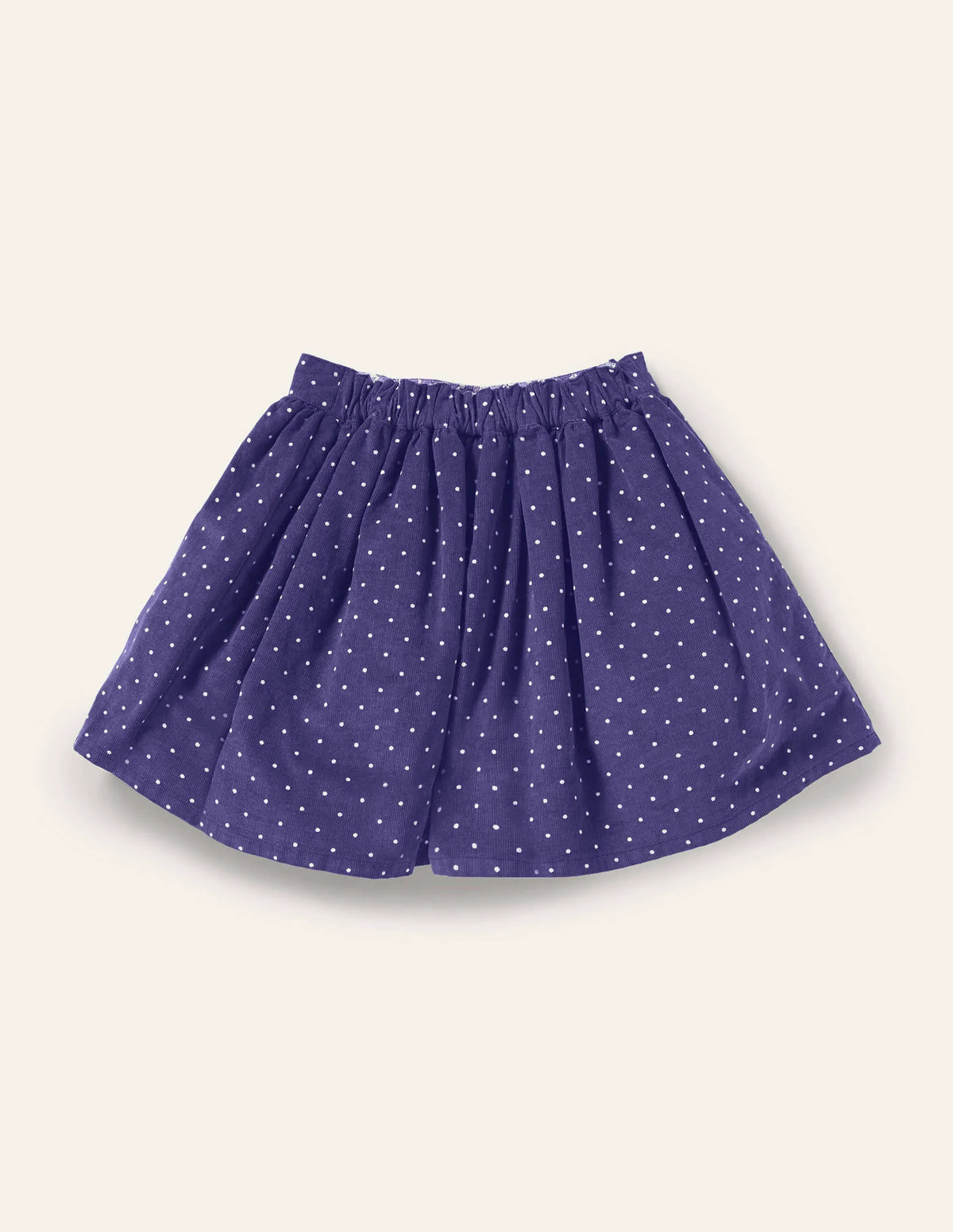 Cord Appliqué Skirt-Starboard Blue Lion