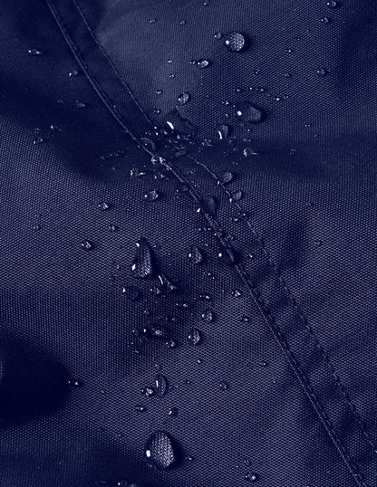 Cosy Waterproof Coat-College Navy Rainbow