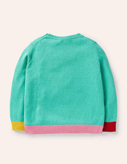 Fun Sweater-Brook Blue Ballerina Bunny