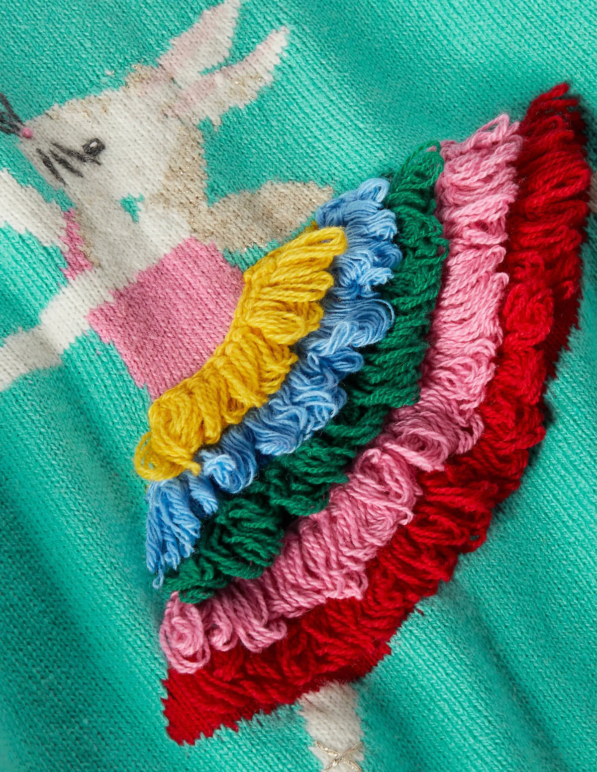 Fun Sweater-Brook Blue Ballerina Bunny