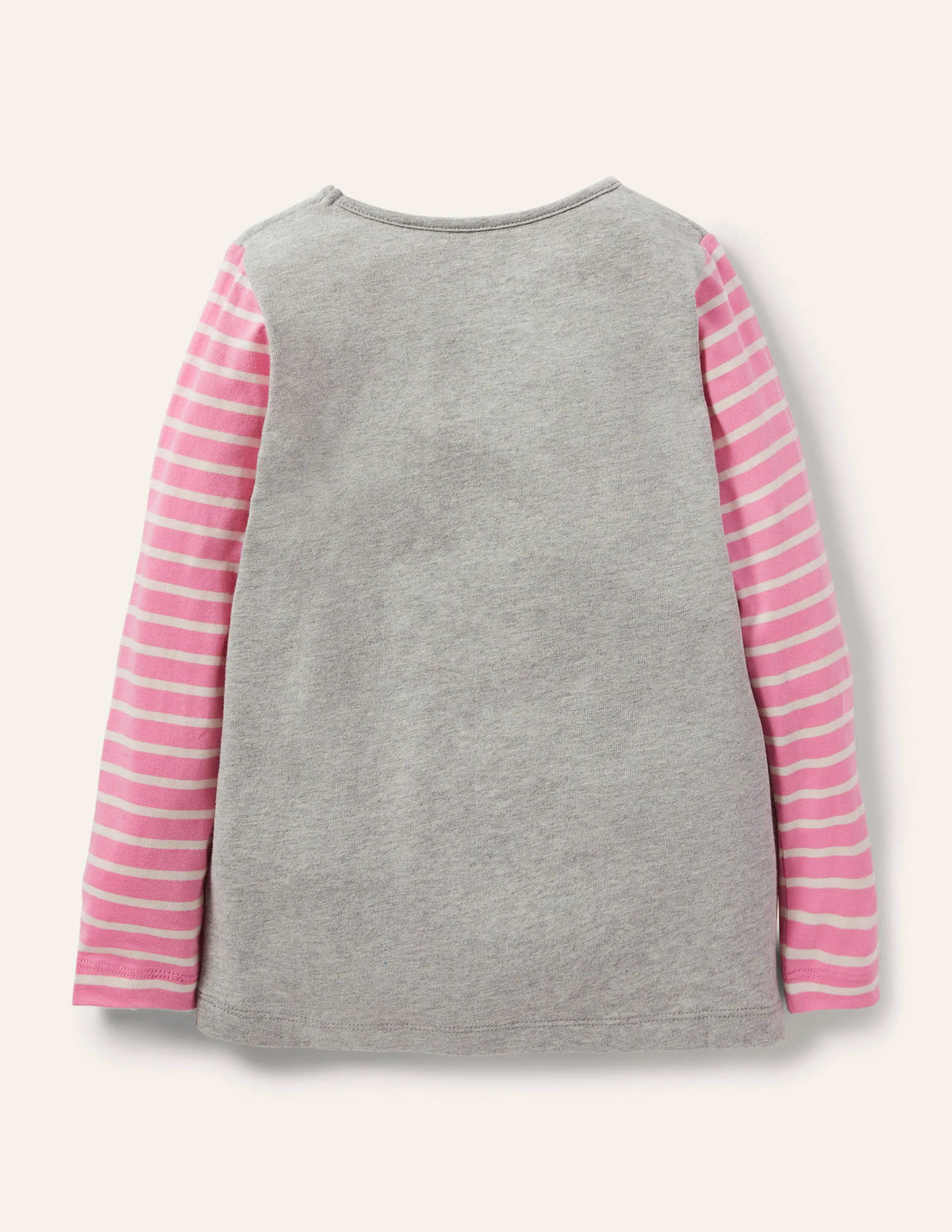 Hotchpotch Animal T-shirt-Grey Marl Ice Skating