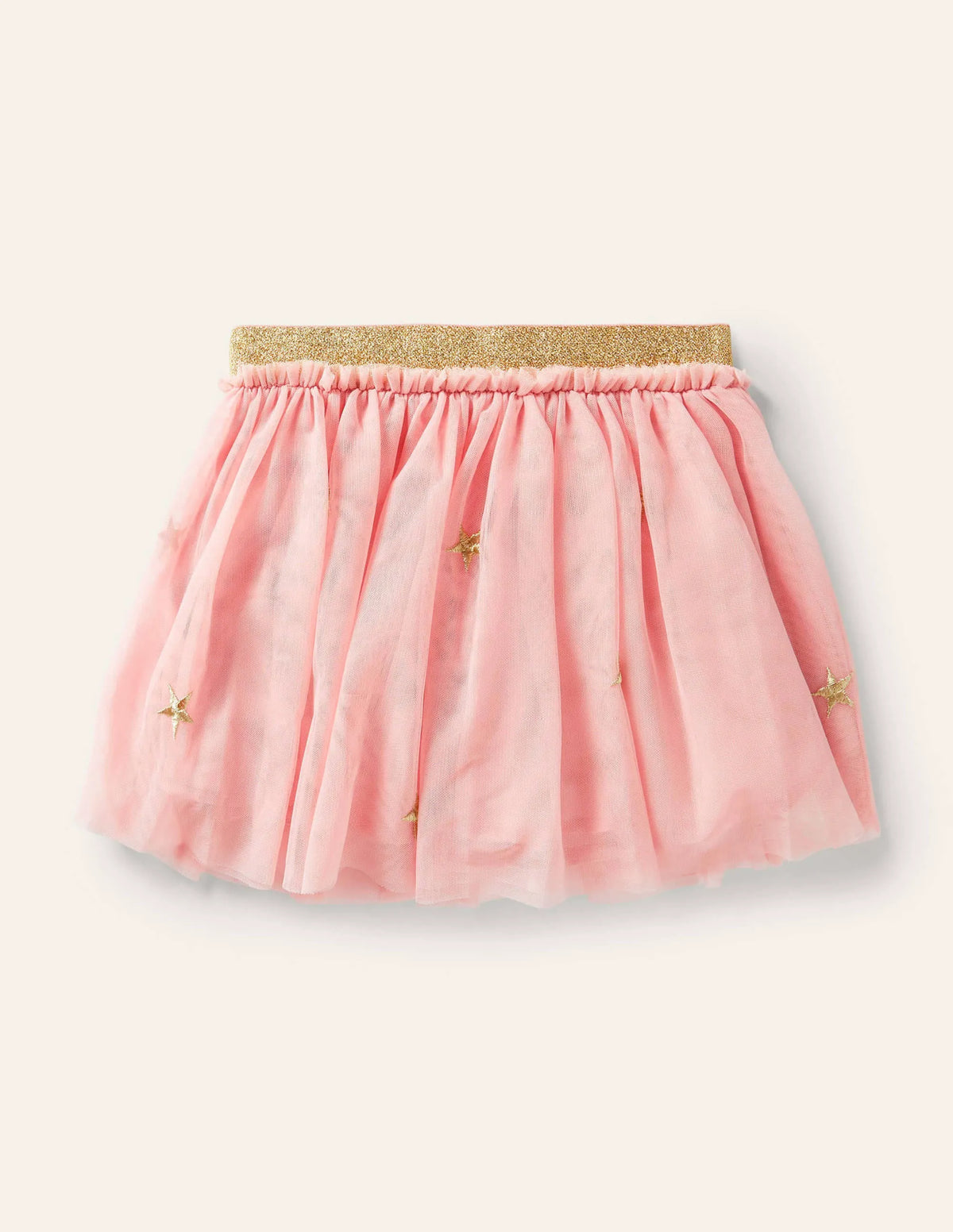 Appliqué Tulle Skirt-Boto Pink Holly