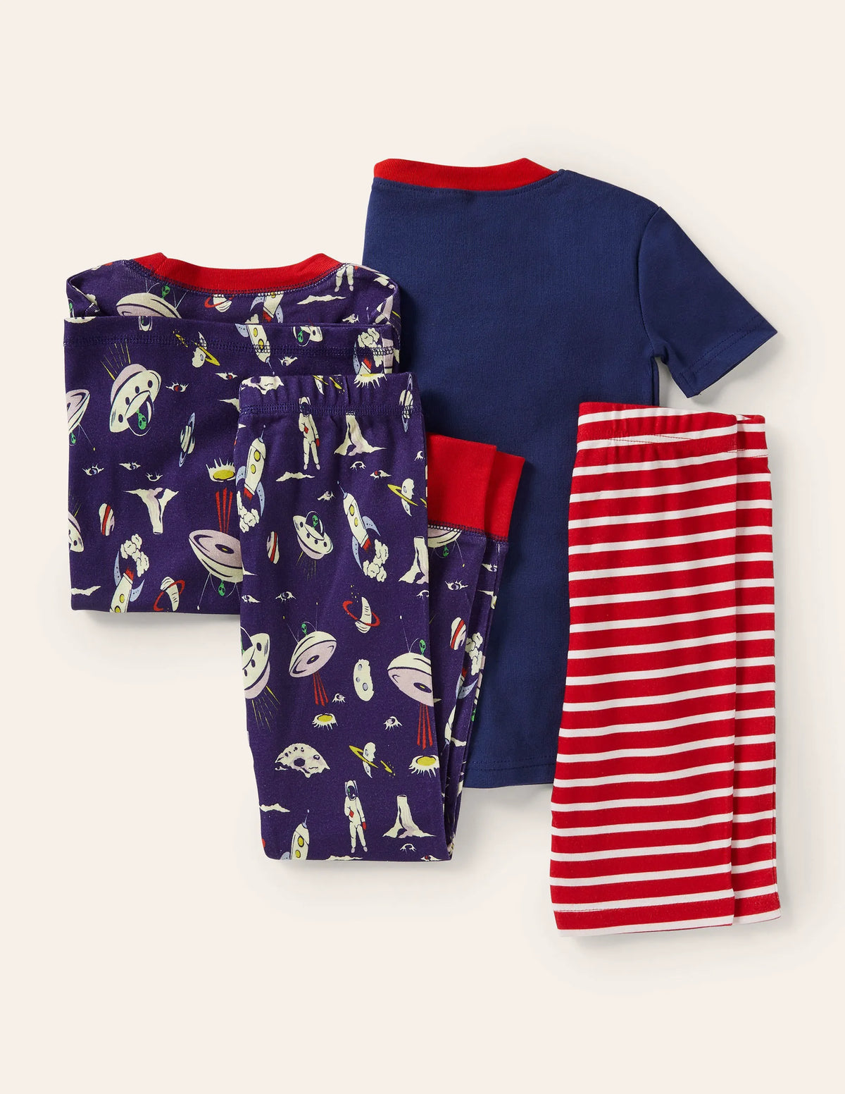 Space Twin Pack Pajamas-Starboard Blue Space