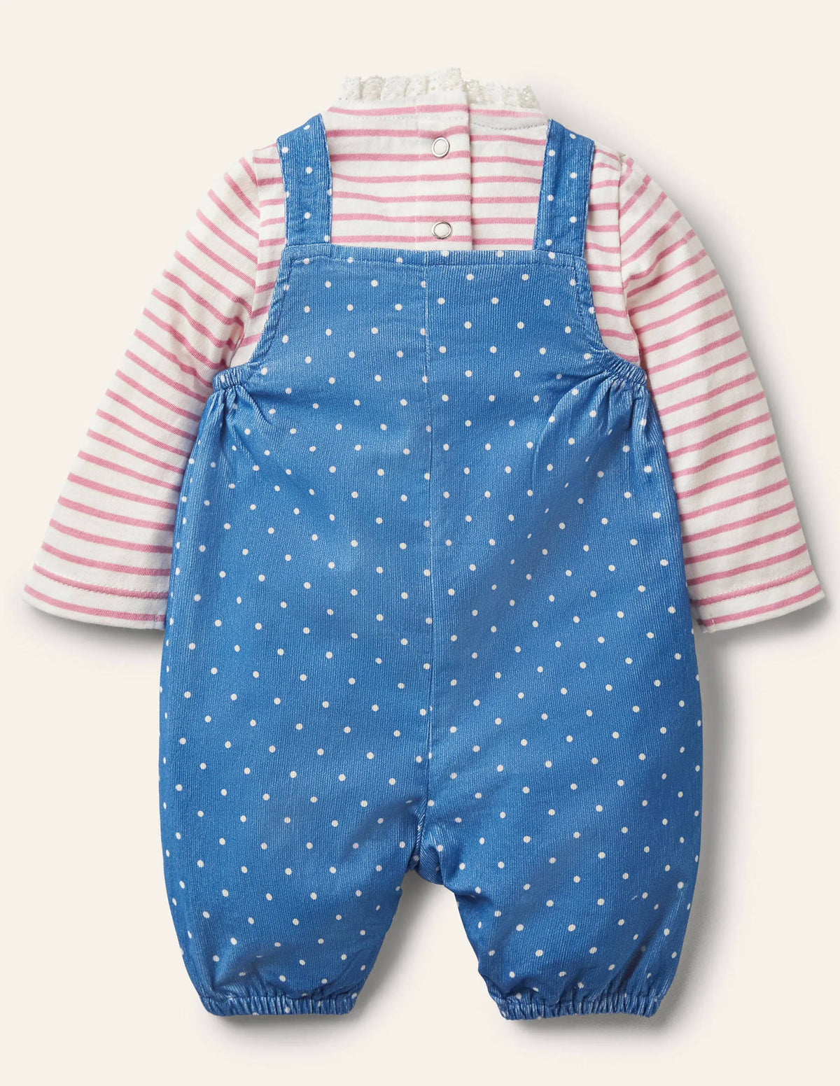 Cord Overalls Set-Elizabethan Blue Bunnies