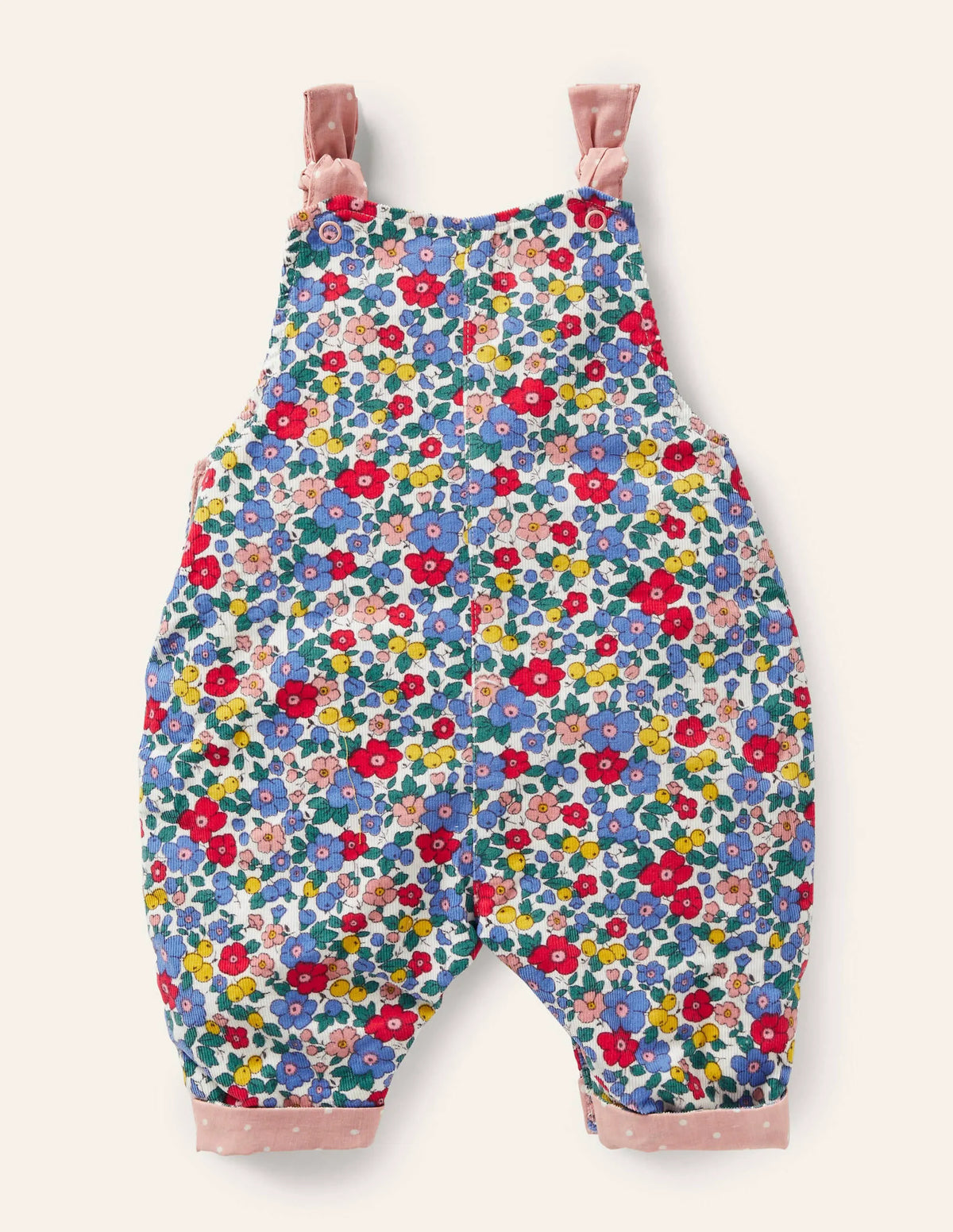 Cord Overalls-Multi Sky Apple Blossom