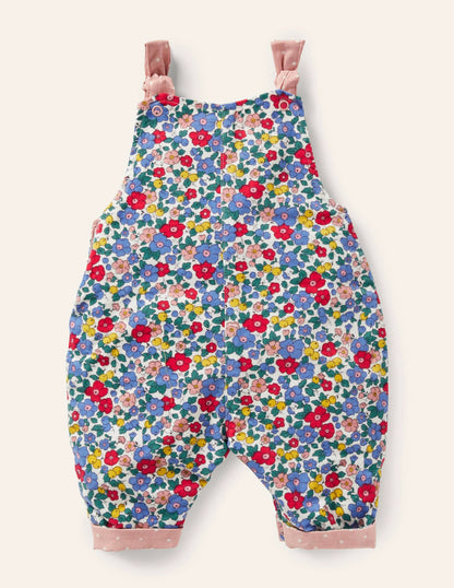 Cord Overalls-Multi Sky Apple Blossom