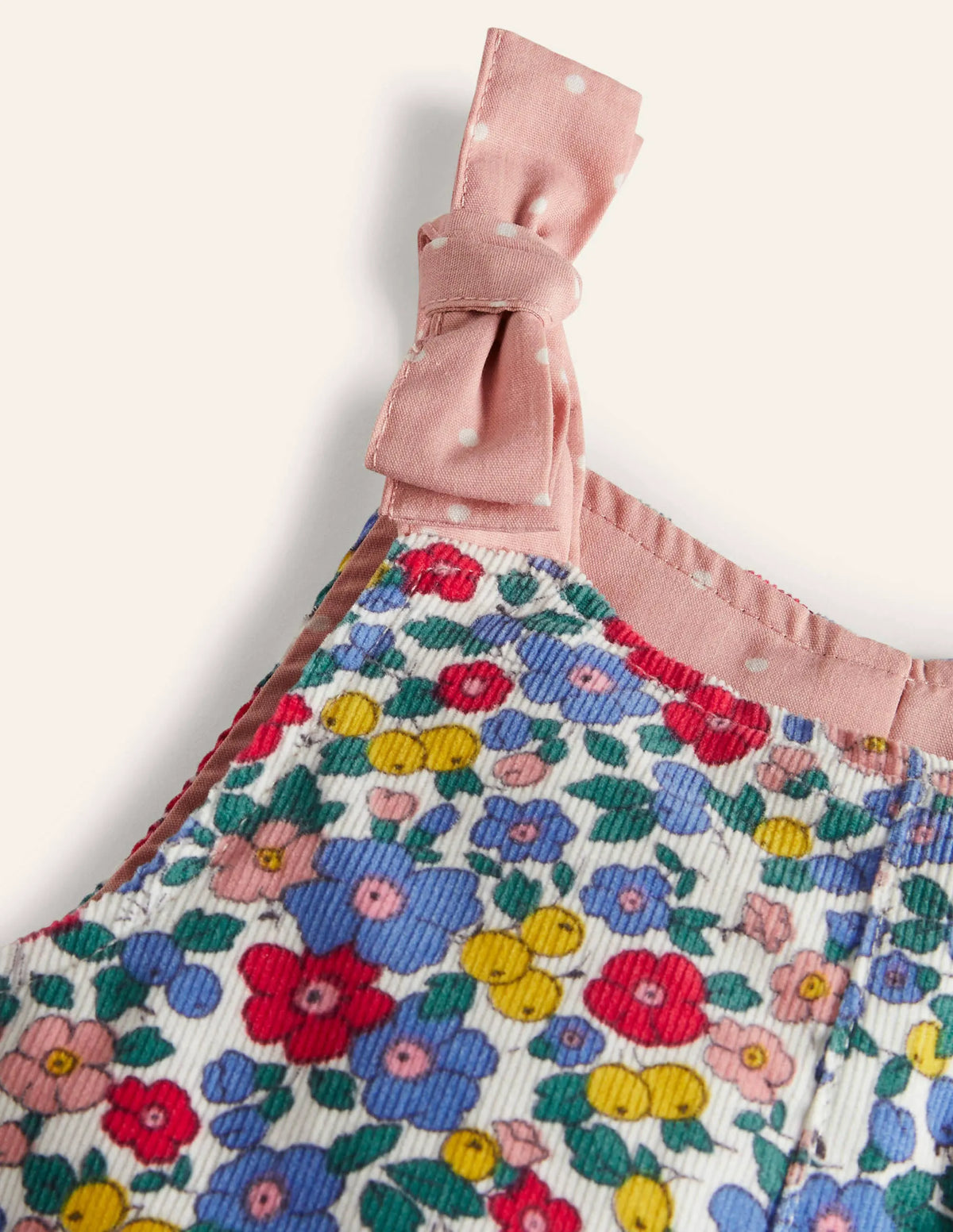 Cord Overalls-Multi Sky Apple Blossom