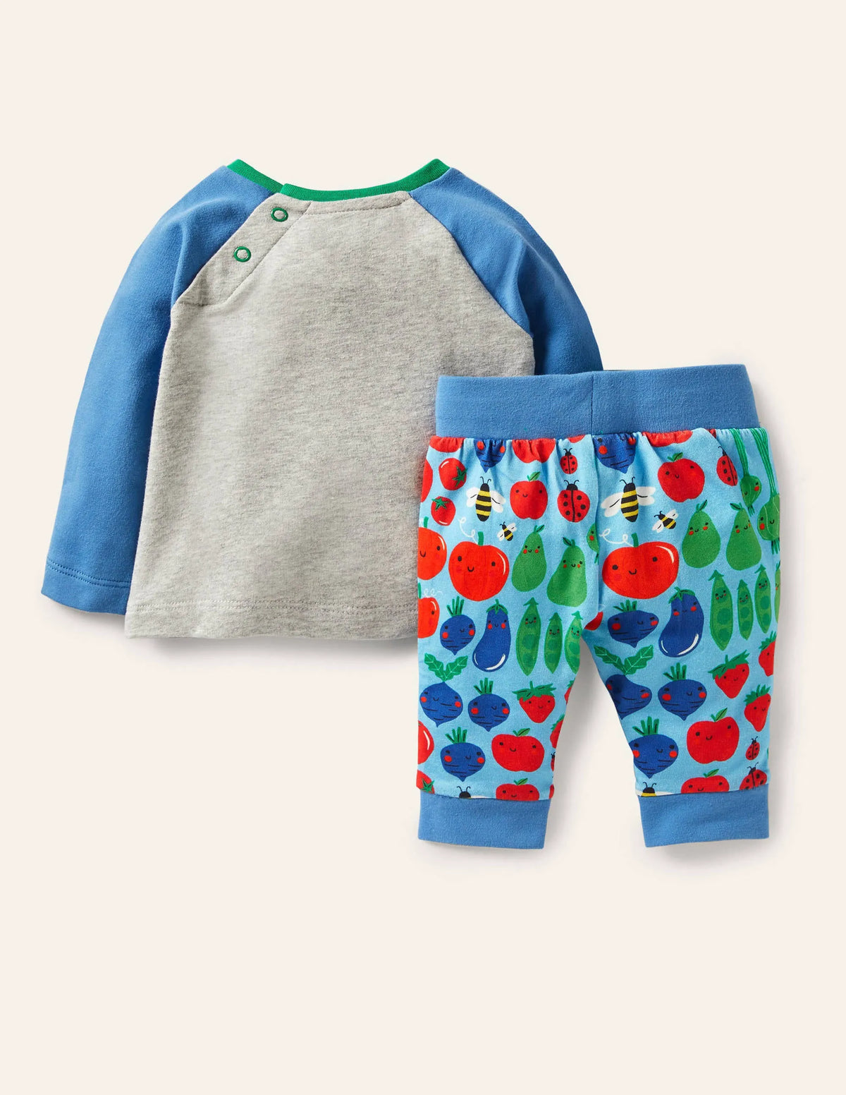 Jersey Graphic Play Set-Winter Sky Garden Gang