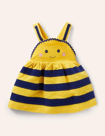 Novelty Cord Pinnie-Sweetcorn Yellow Bee