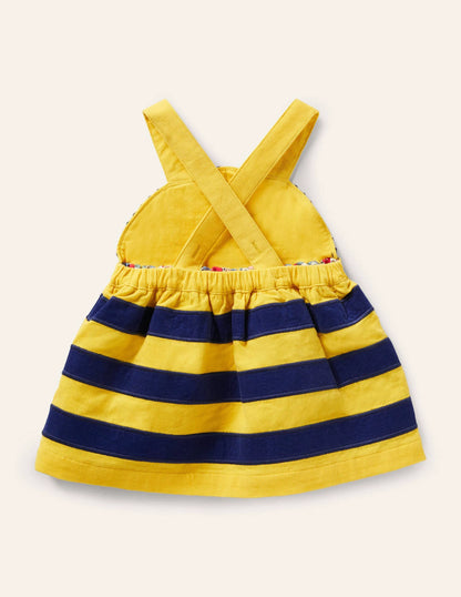 Novelty Cord Pinnie-Sweetcorn Yellow Bee