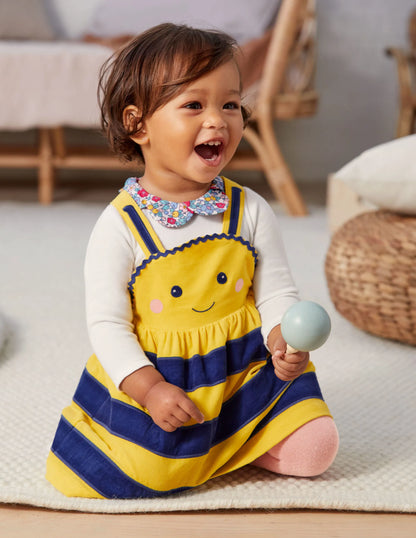 Novelty Cord Pinnie-Sweetcorn Yellow Bee