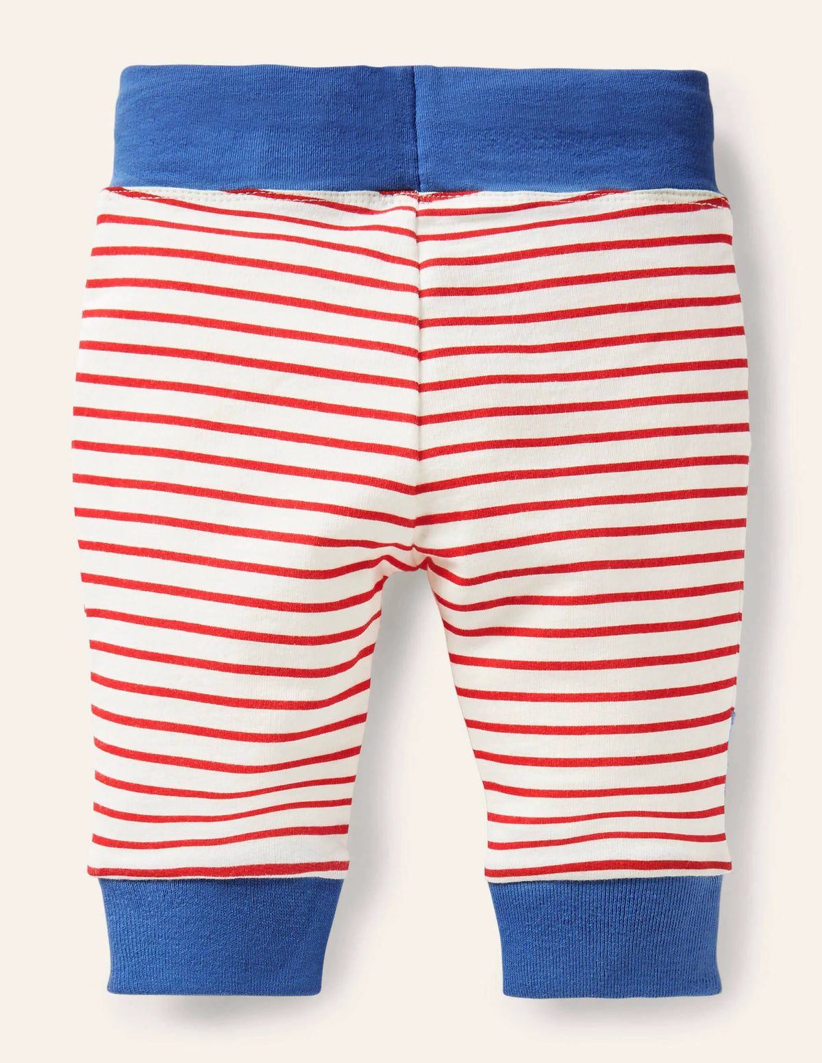 Novelty Appliqué Bottoms-Ivory/Rockabilly Red Vehicles