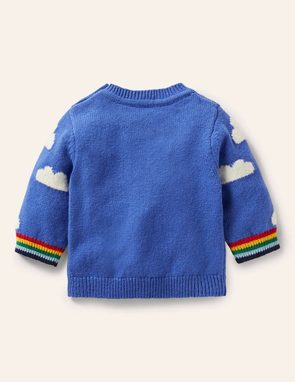 Fun Knitted Sweater-Elizabethan Blue Plane