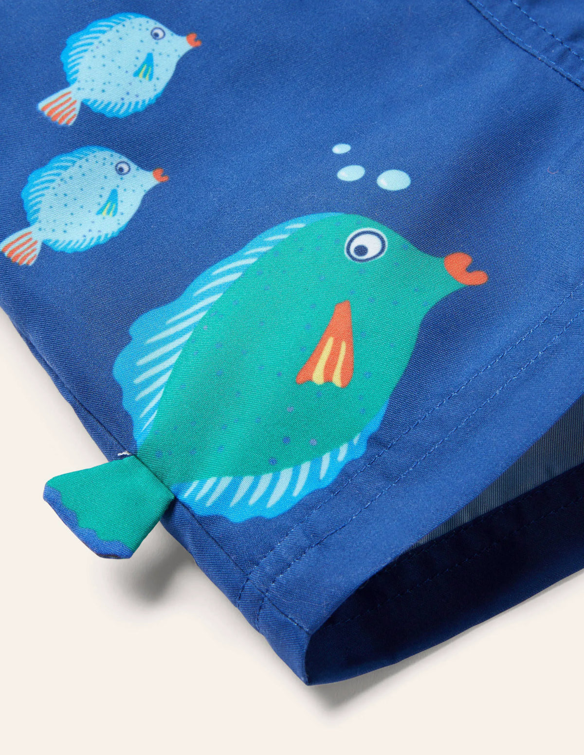 Fun Swim Trunks-Starboard Blue Fish