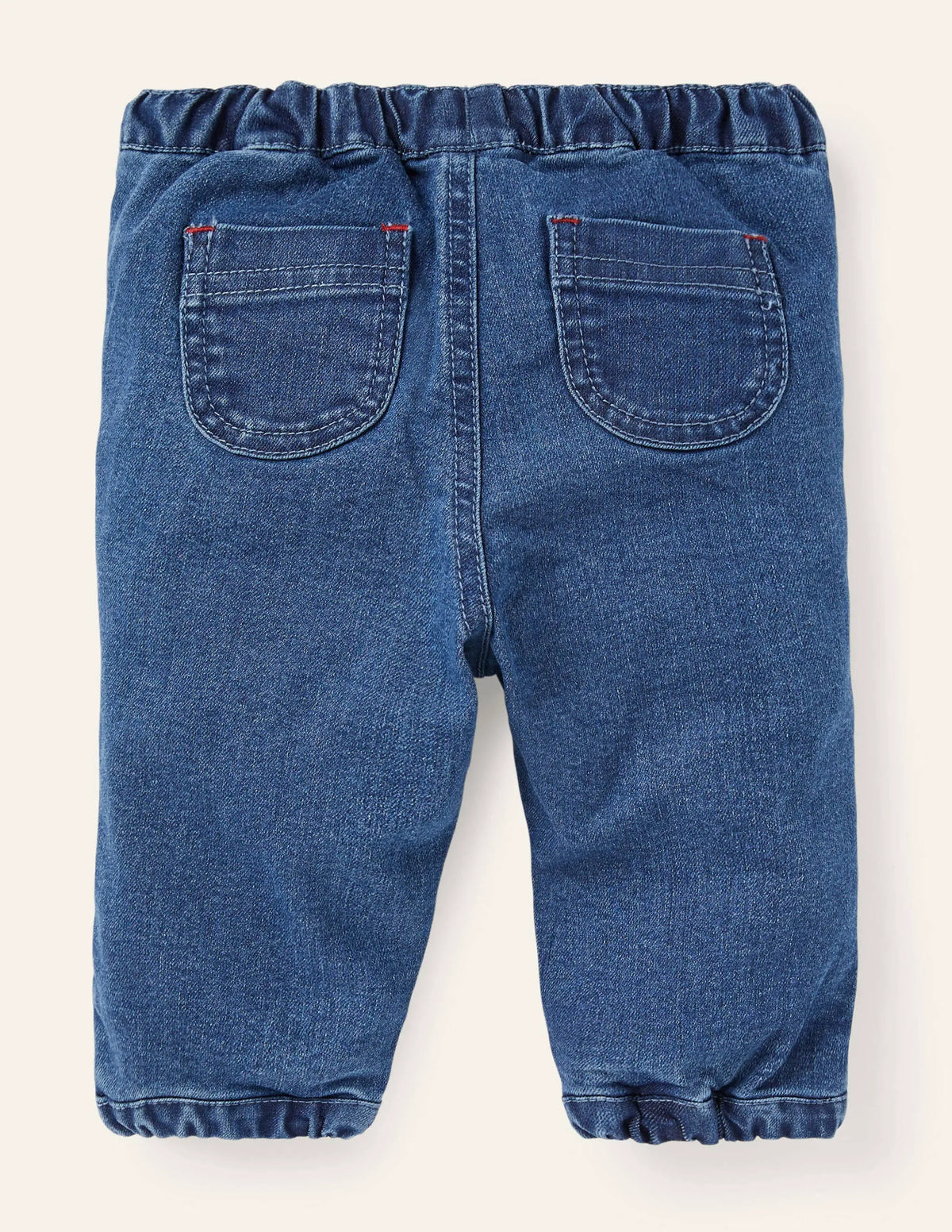 Cosy Lined Bottoms-Mid Chambray