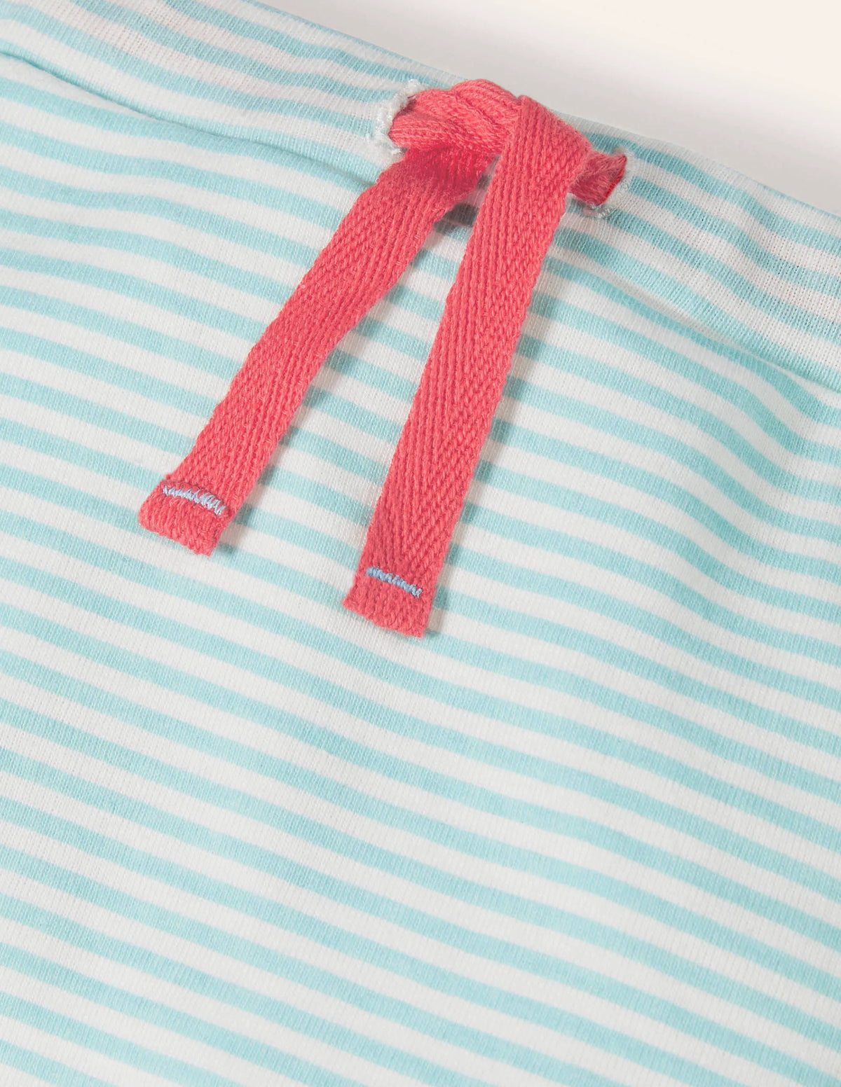 Organic Newborn Leggings-Frosted Blue/Ivory