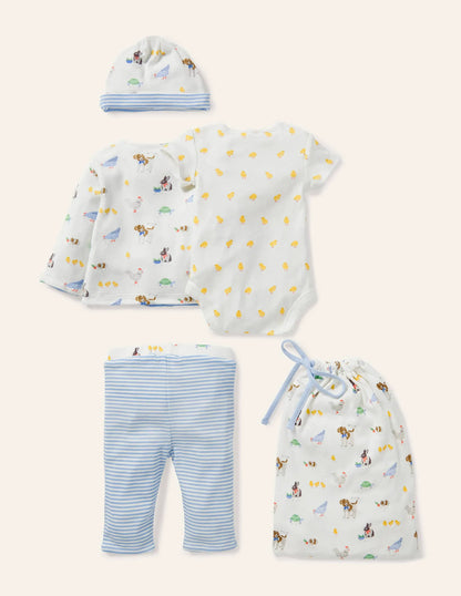 Organic Pets 4 Piece Gift Set-Ivory Pet Friends