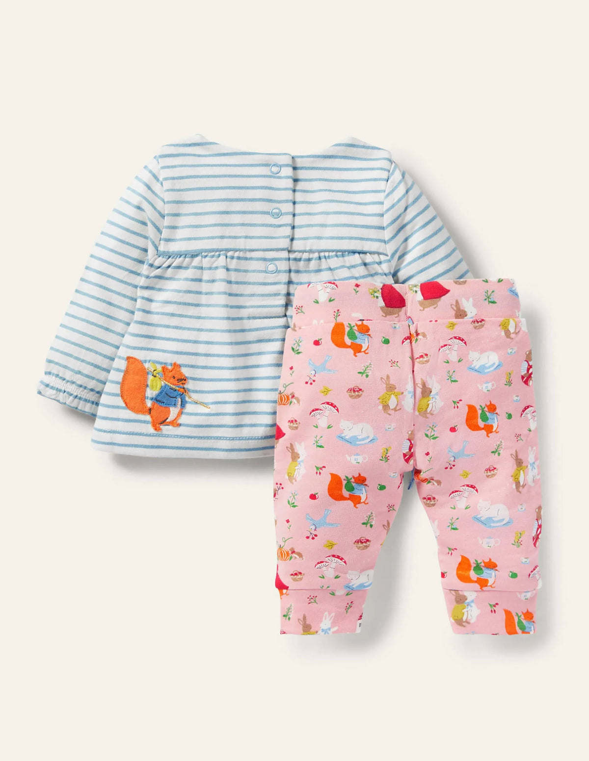 Jersey Appliqué Play Set-Boto Pink Bedtime Stories