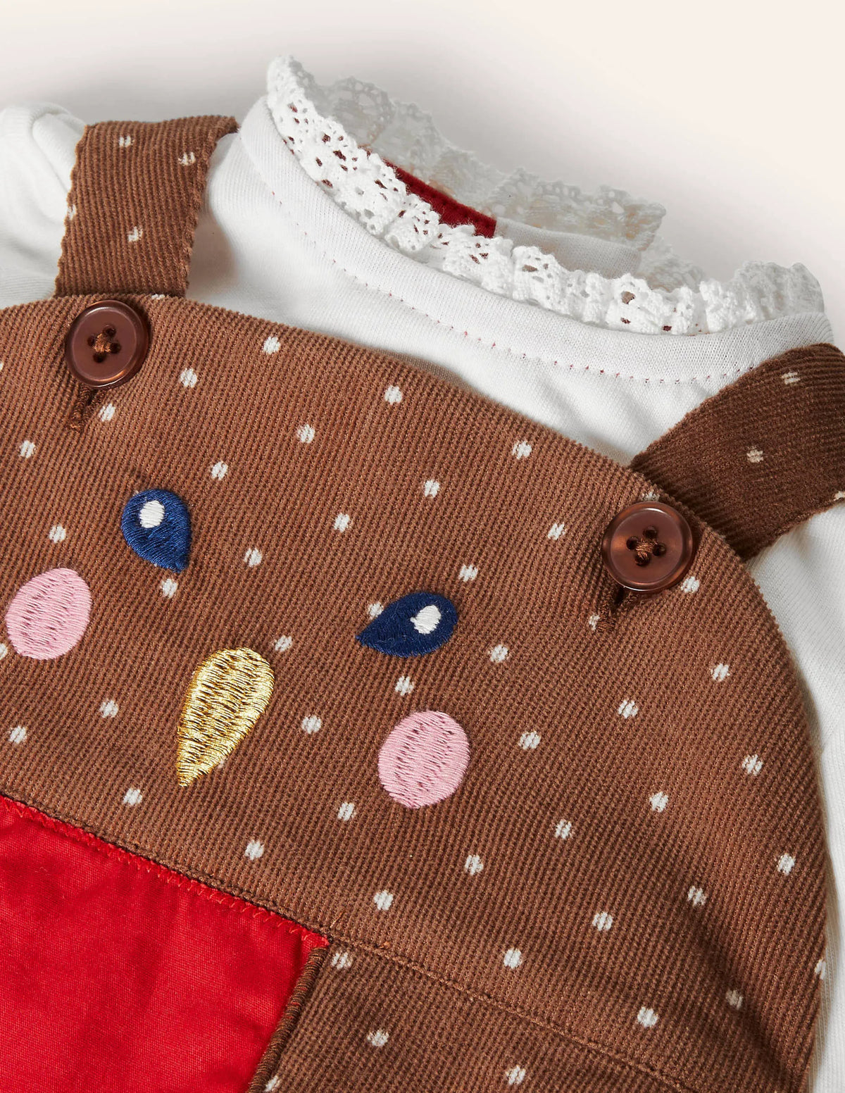 Novelty Overalls Play Set-Terrier Brown Robin