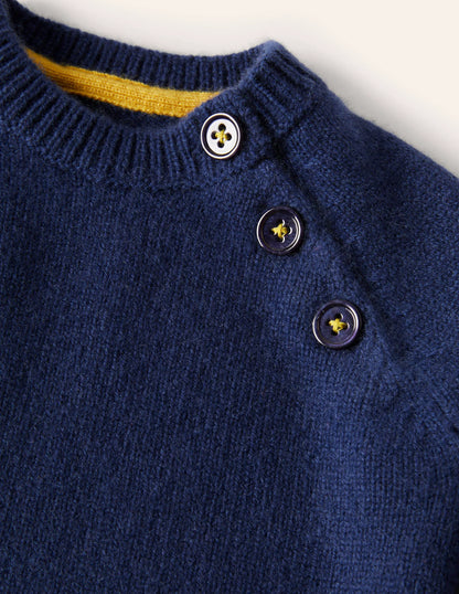 Cashmere Sweater-College Blue