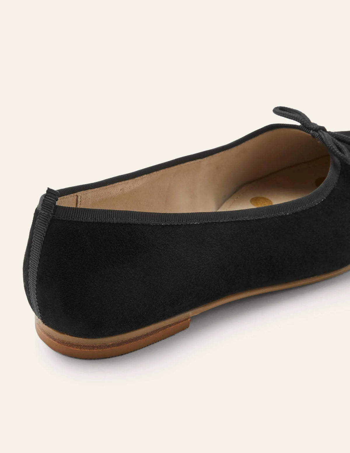 High Cut Ballerinas-Black Suede