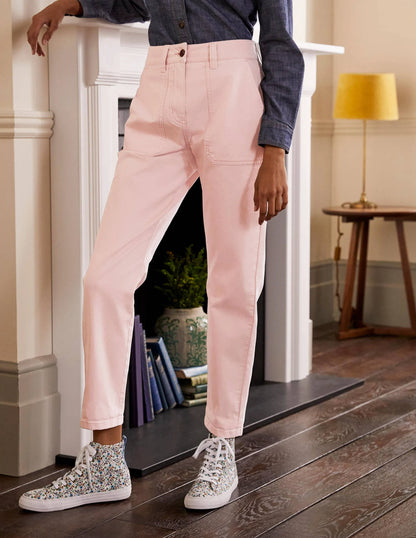 Relaxed Chino Pants-Milkshake