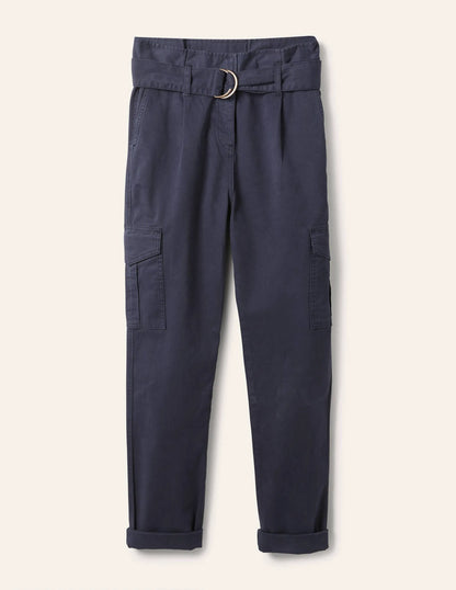 Utility Cargo Pants-Navy