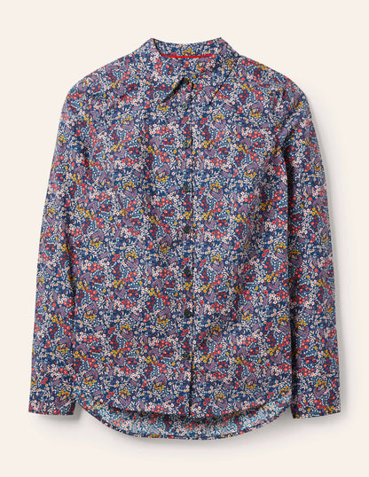 The Cotton Shirt-Galaxy Blue, Enchanting Forest
