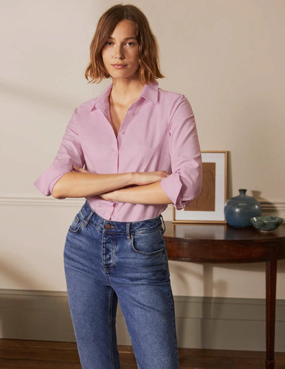 The Cotton Shirt-Pink Oxford