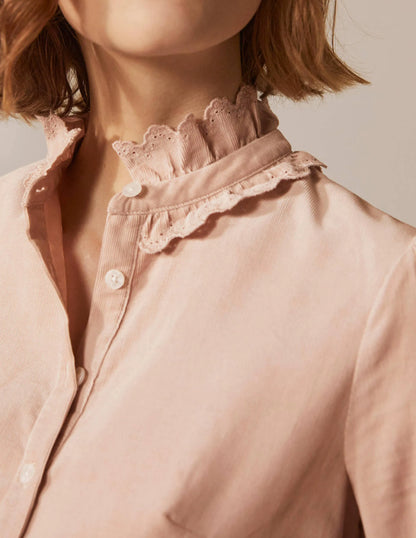Eliza Broderie Shirt-Popcorn