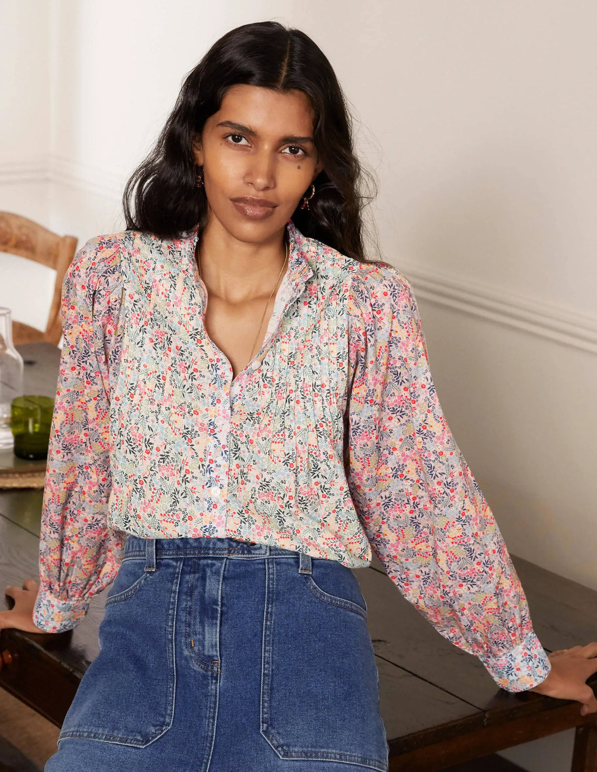 Miranda Blouse-Ivory, Enchanting Forest