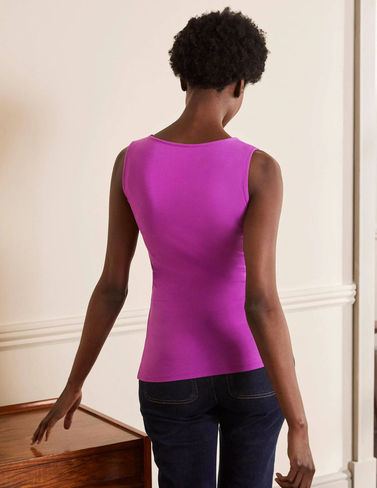 Double Layer Tank-Regal Purple