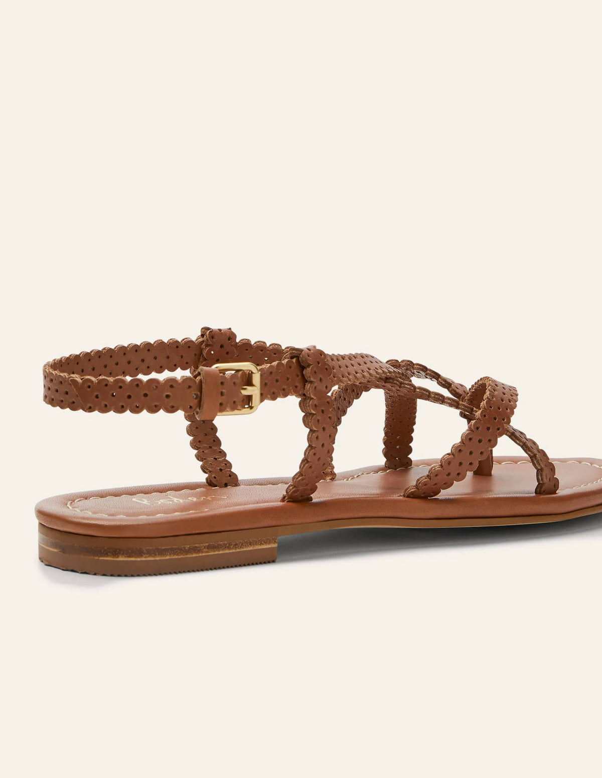 Deborah Strappy Sandals-Tan