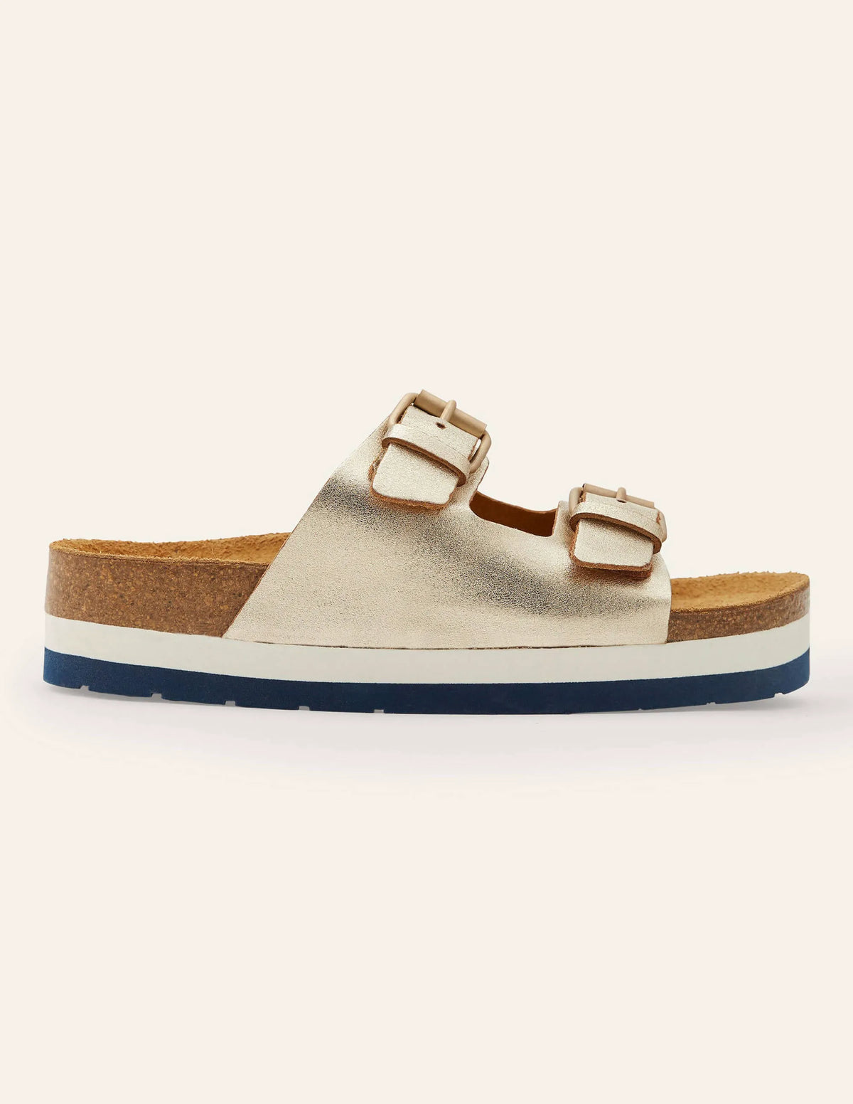 Ottoline Sandals-Light Gold Metallic