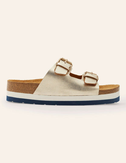 Ottoline Sandals-Light Gold Metallic