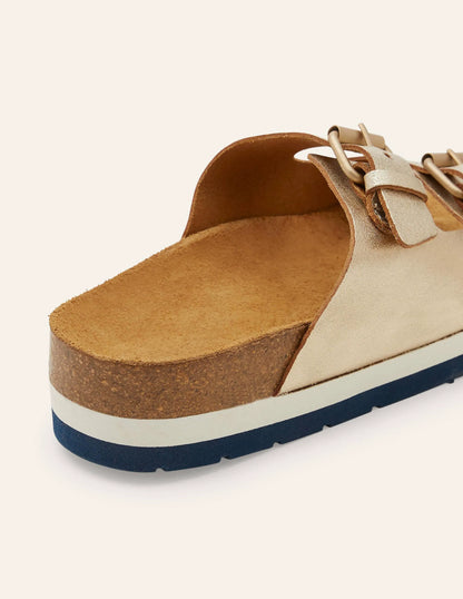 Ottoline Sandals-Light Gold Metallic