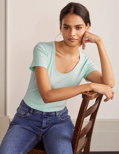 Essential Short Sleeve Tee-Spearmint