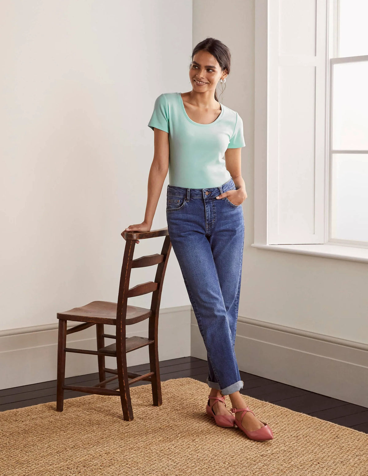 Essential Short Sleeve Tee-Spearmint