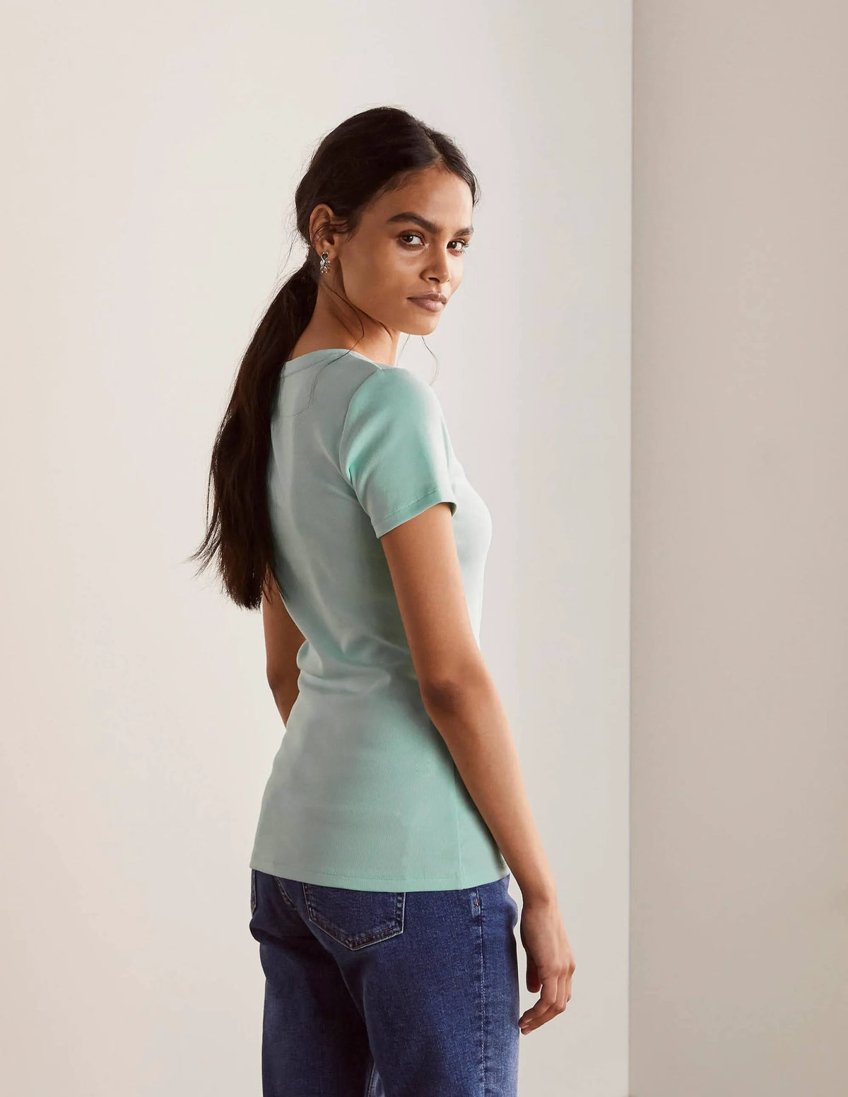 Essential Short Sleeve Tee-Spearmint