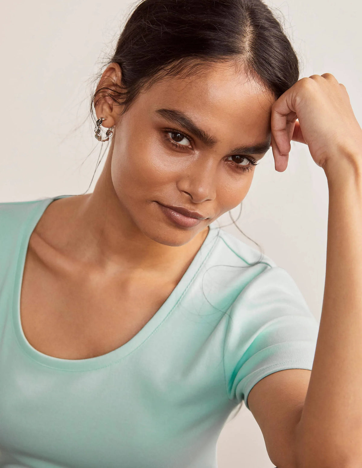 Essential Short Sleeve Tee-Spearmint
