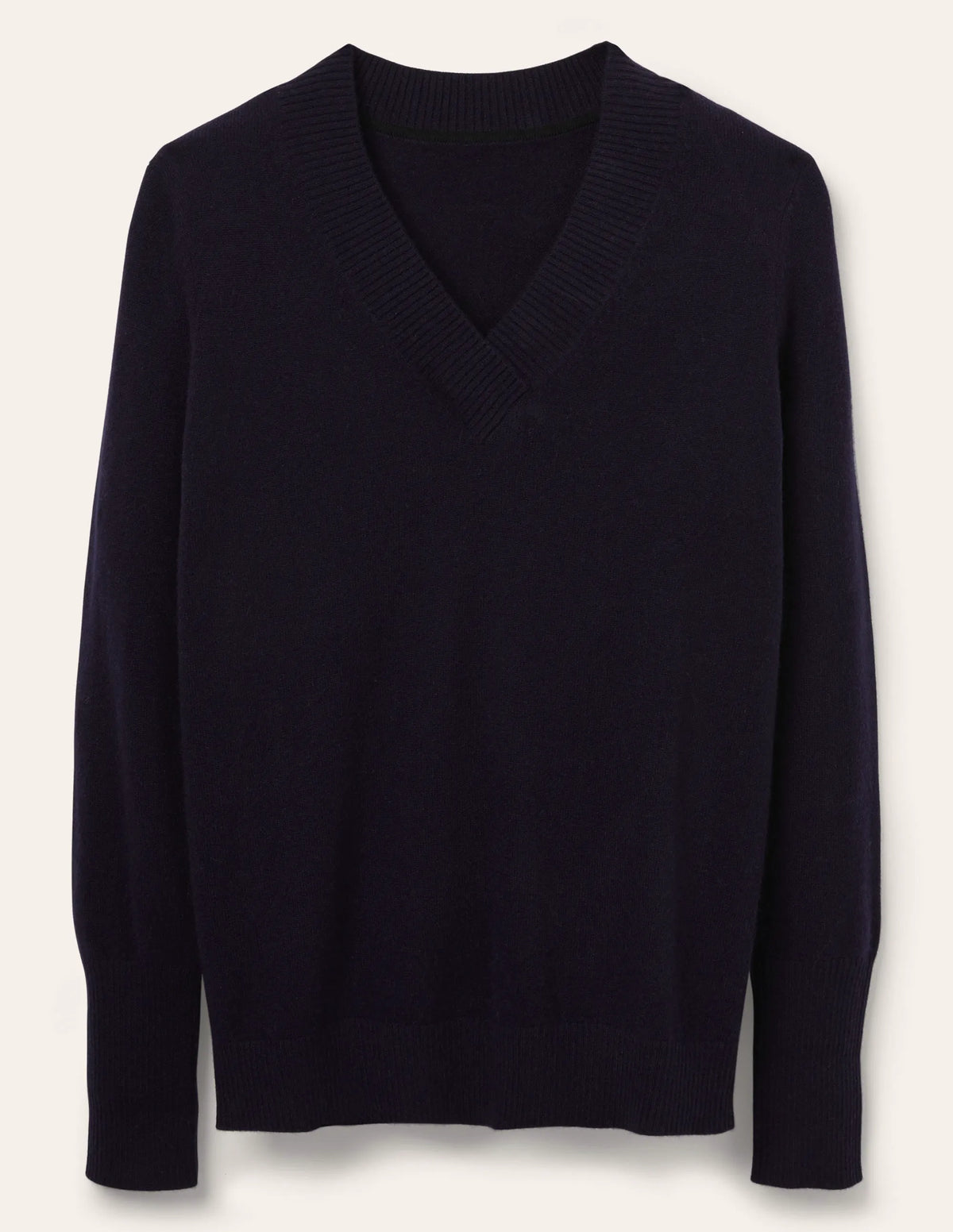 Oakley Cashmere V-Neck Sweater-Navy
