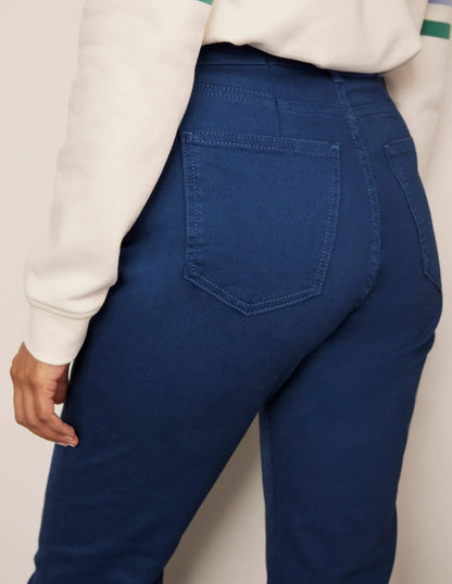 Slim Straight Ankle Skimmers-Blue Depths