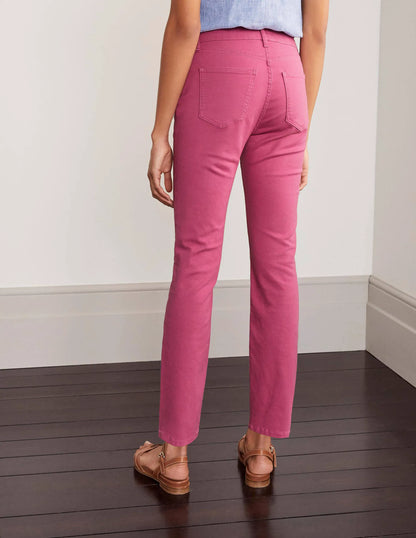 Slim Straight Ankle Skimmers-Berry Sorbet